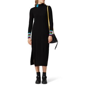 CHINTI & PARKER Bloomsbury Black Wool Cashmere Sweater Dress Size Small